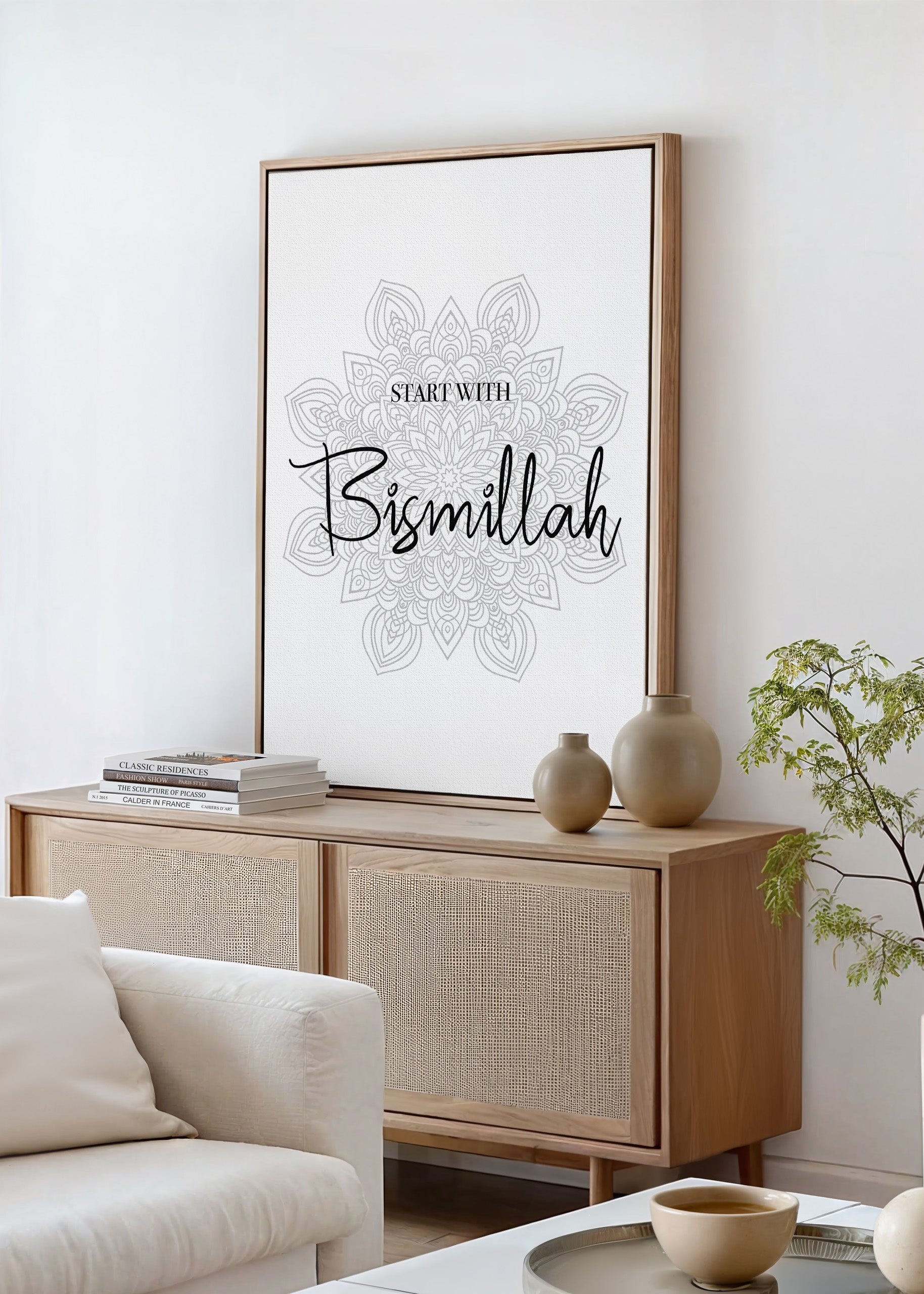 Start With Bismillah Canvas