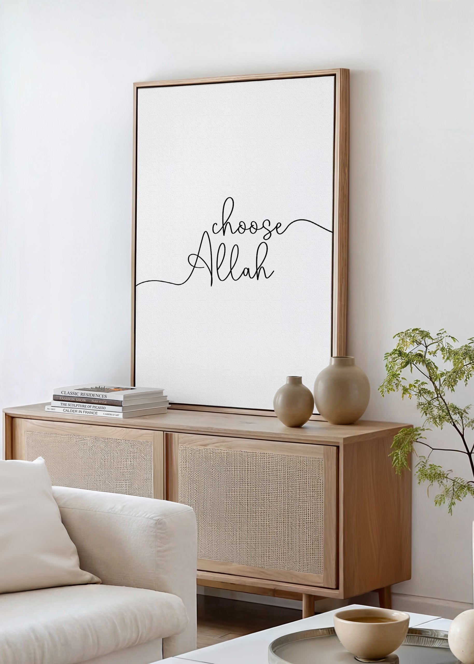 Choose Allah Calligraphy