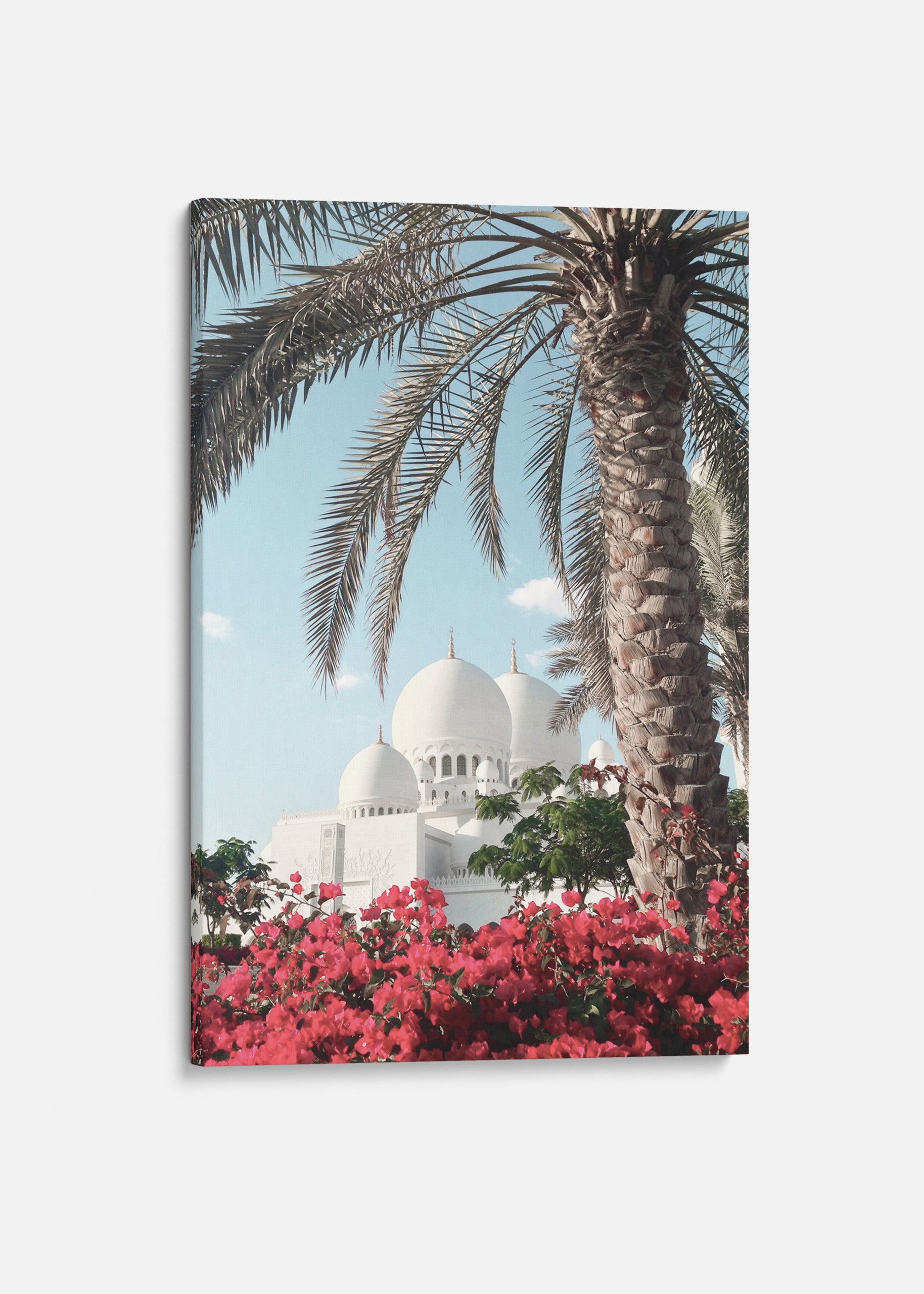 Sheikh Zayed Flowers Canvas