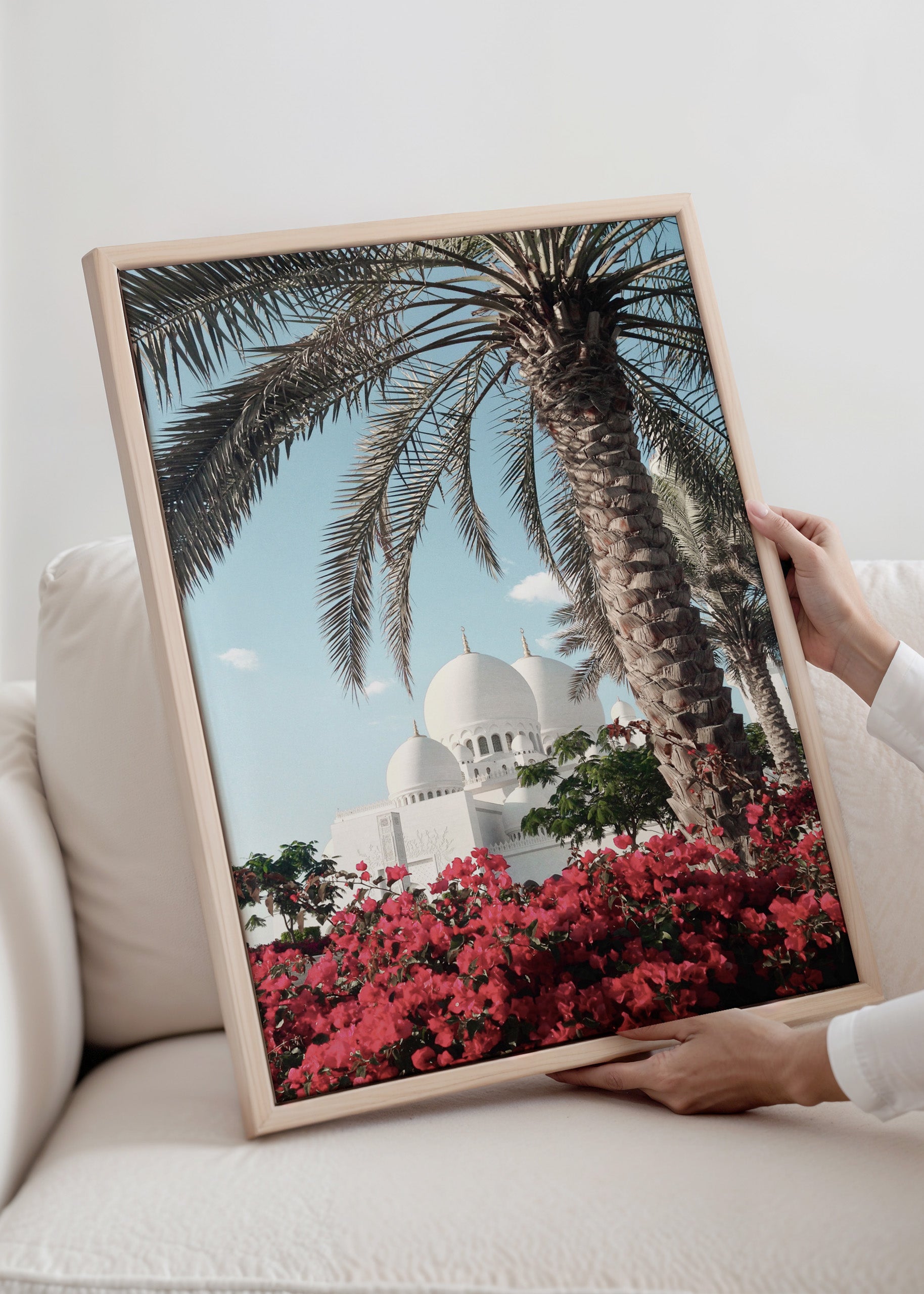 Sheikh Zayed Flowers Canvas