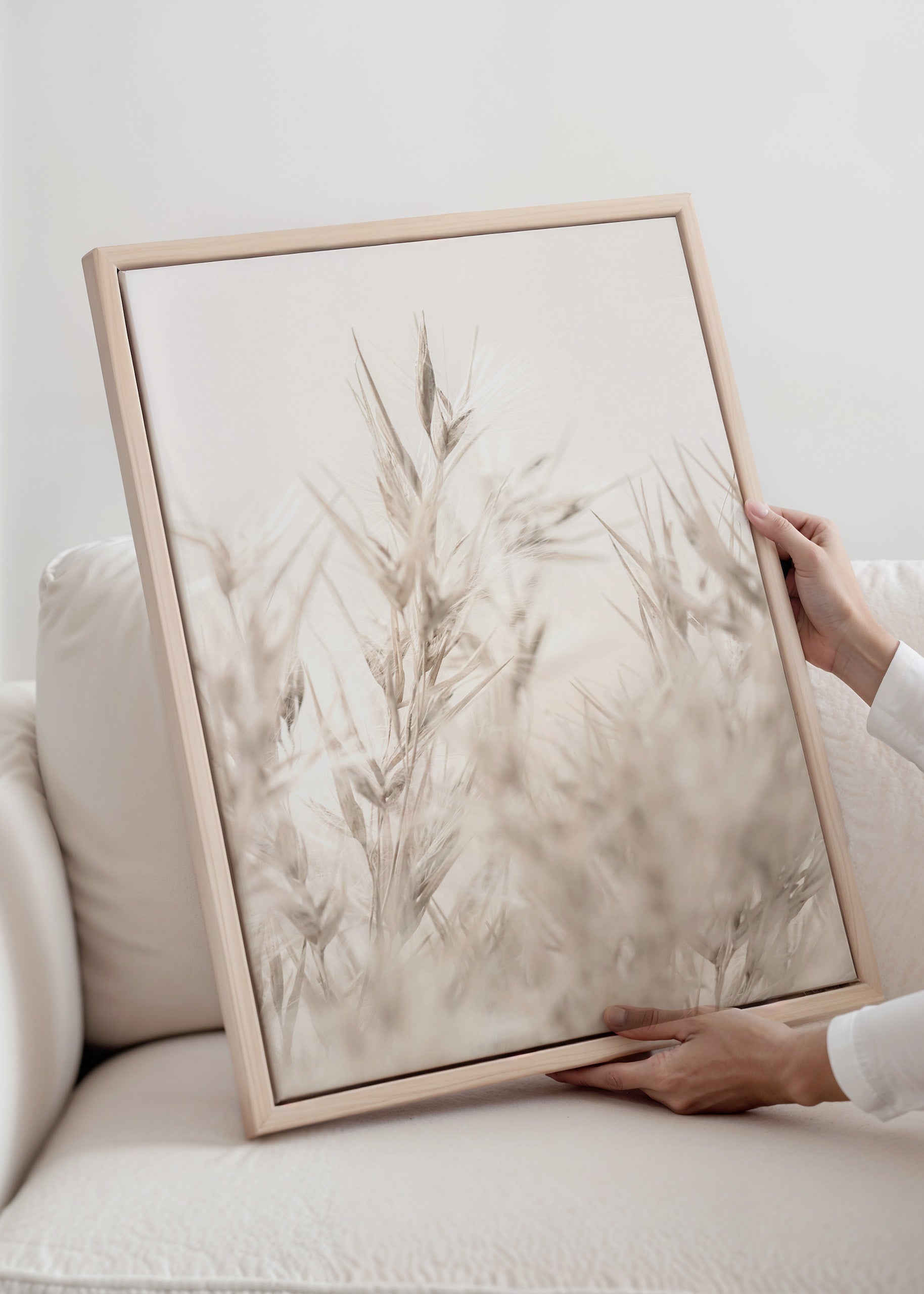 Beige Reed Canvas