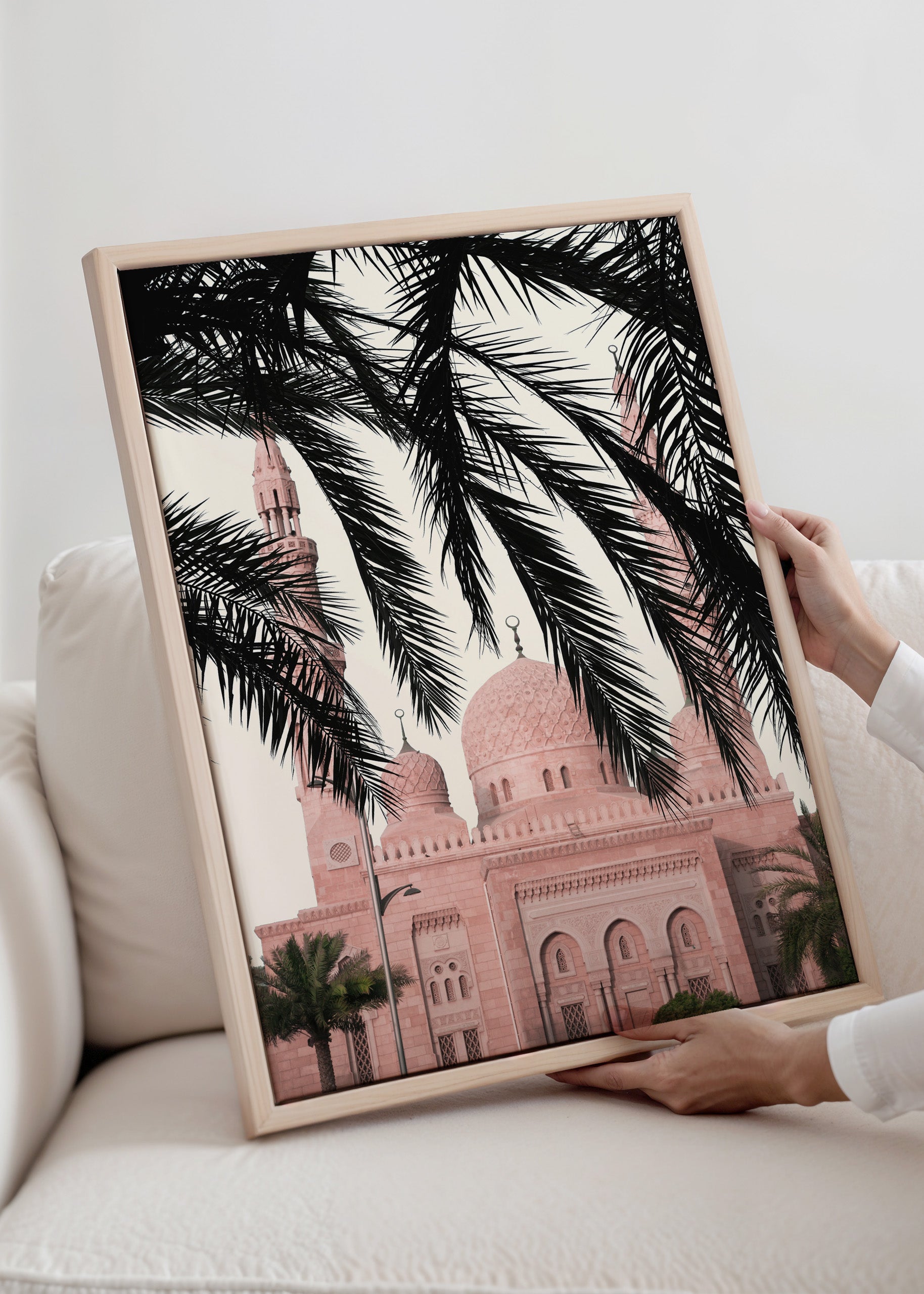 Pink Mosque Canvas