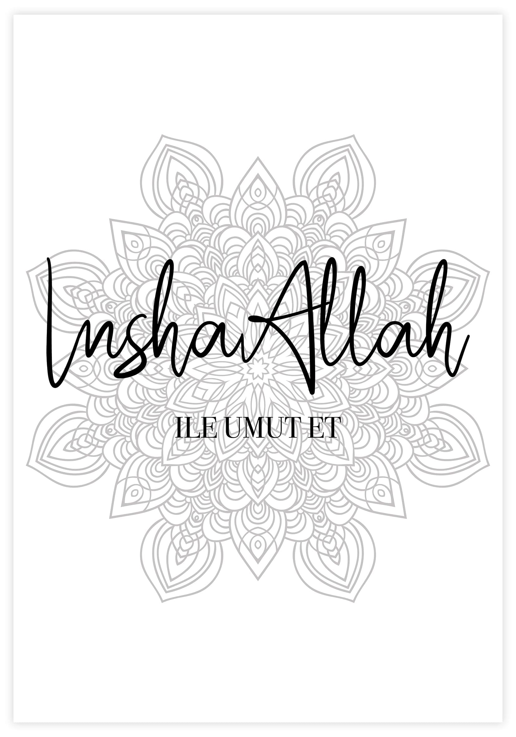 InsAllah Ile Umut Et Poster