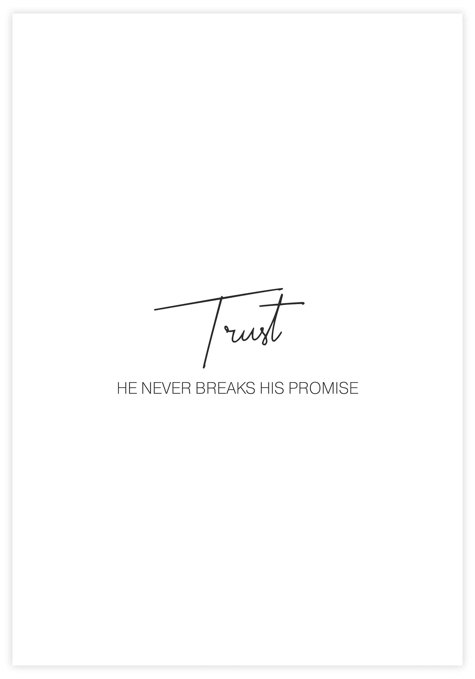 Trust Poster