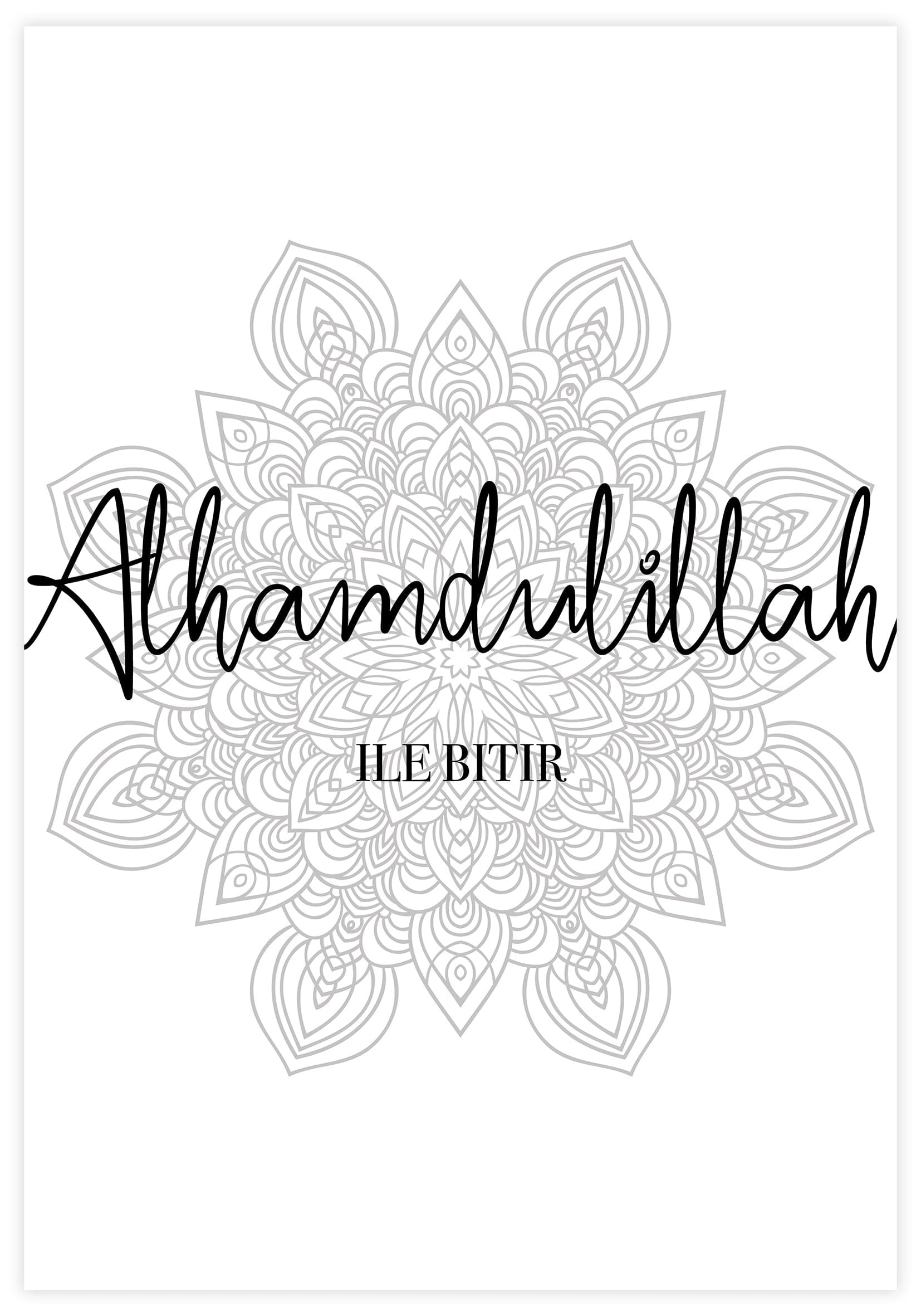 Alhamdulillah Ile Bitir Poster