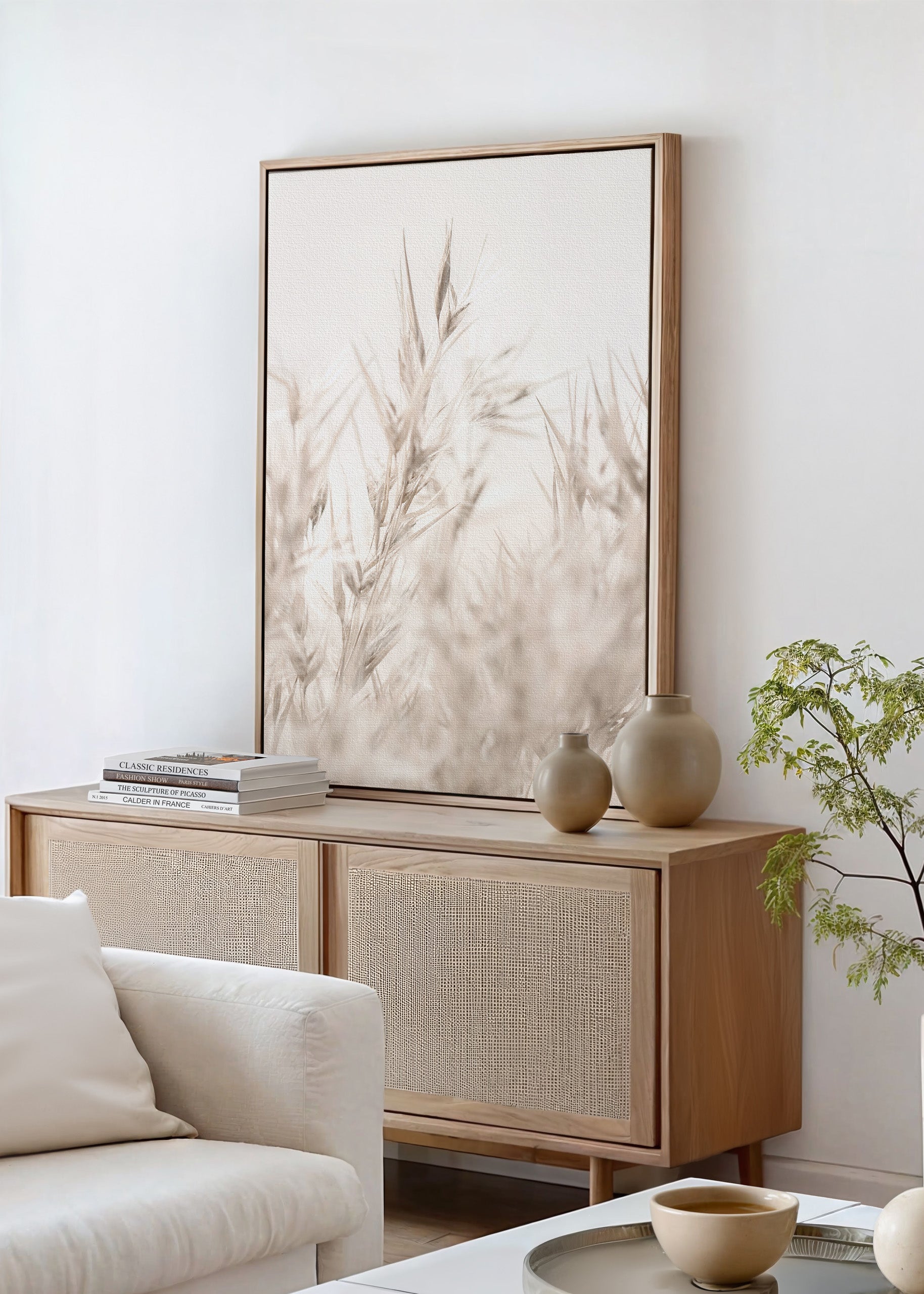 Beige Reed Canvas