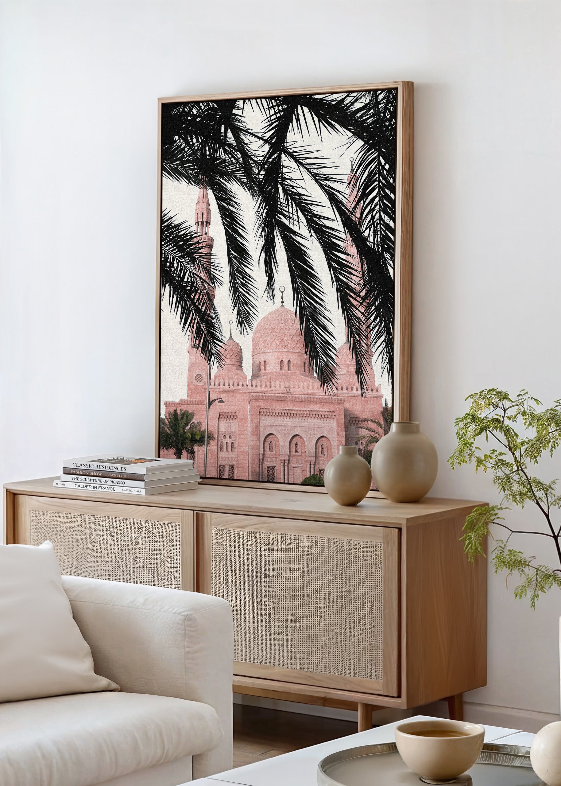 Pink Mosque Canvas