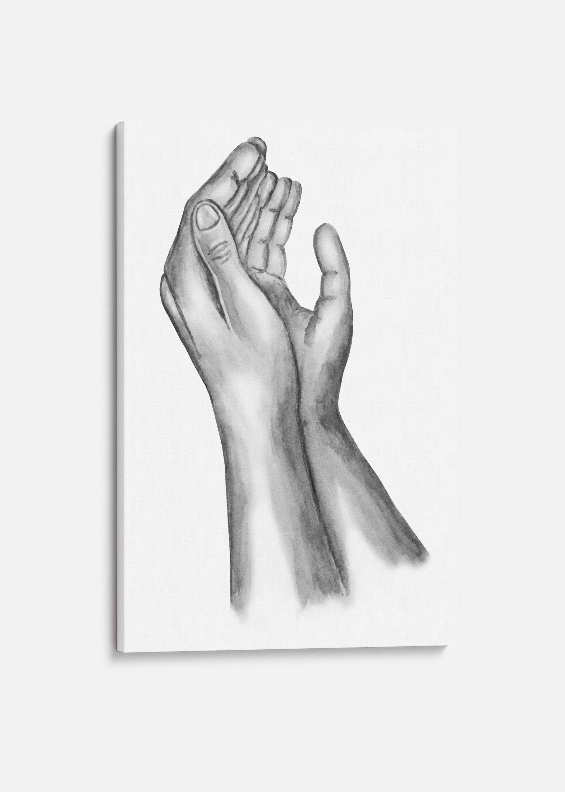 Praying Poster Canvas