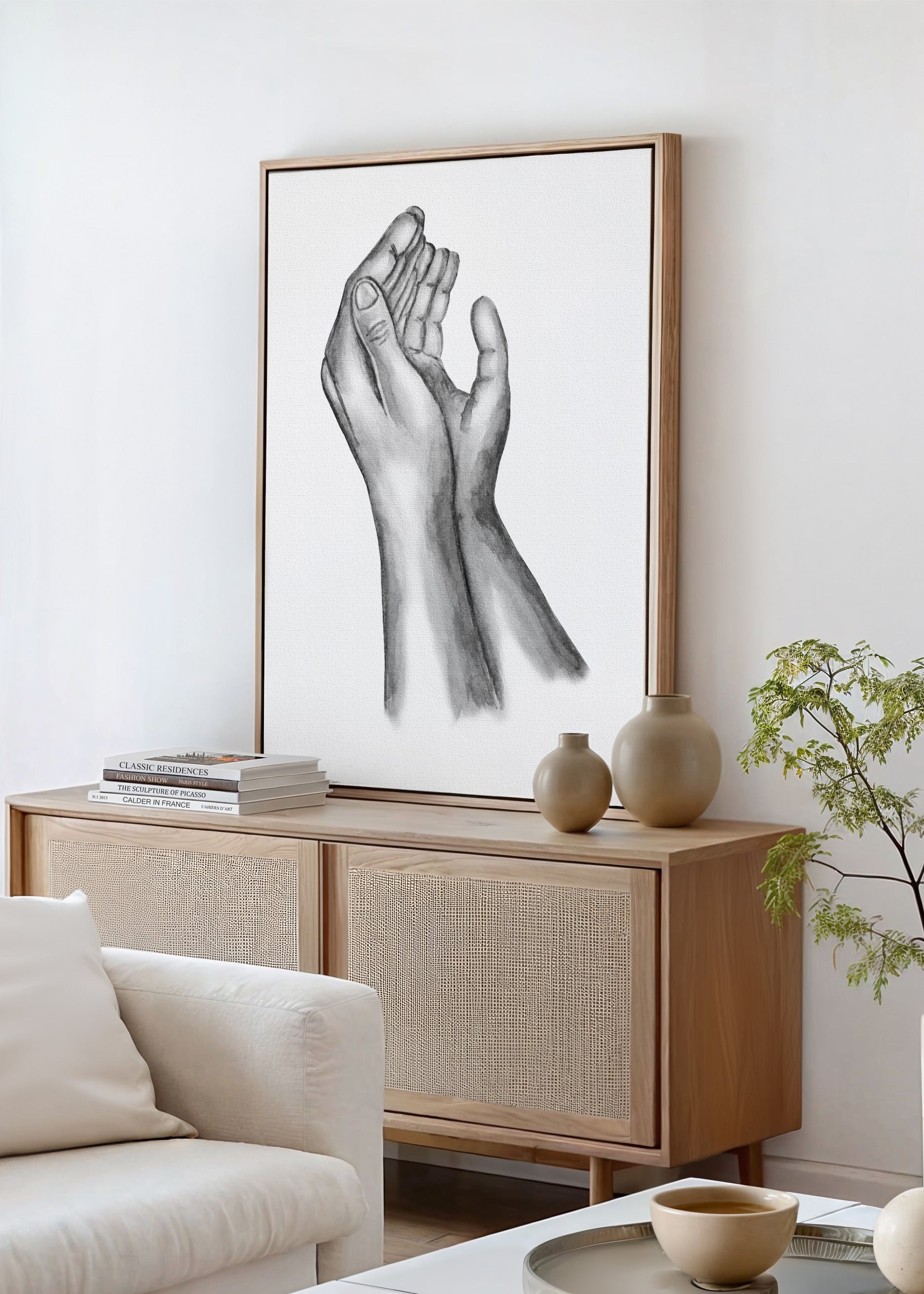 Praying Poster Canvas