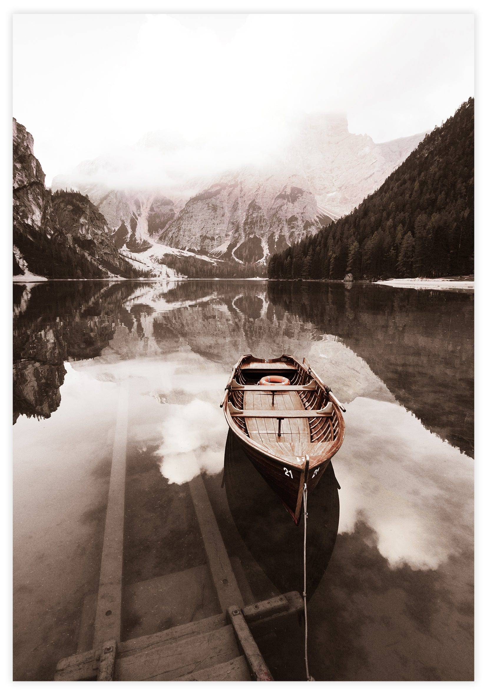 Calming Lake Poster