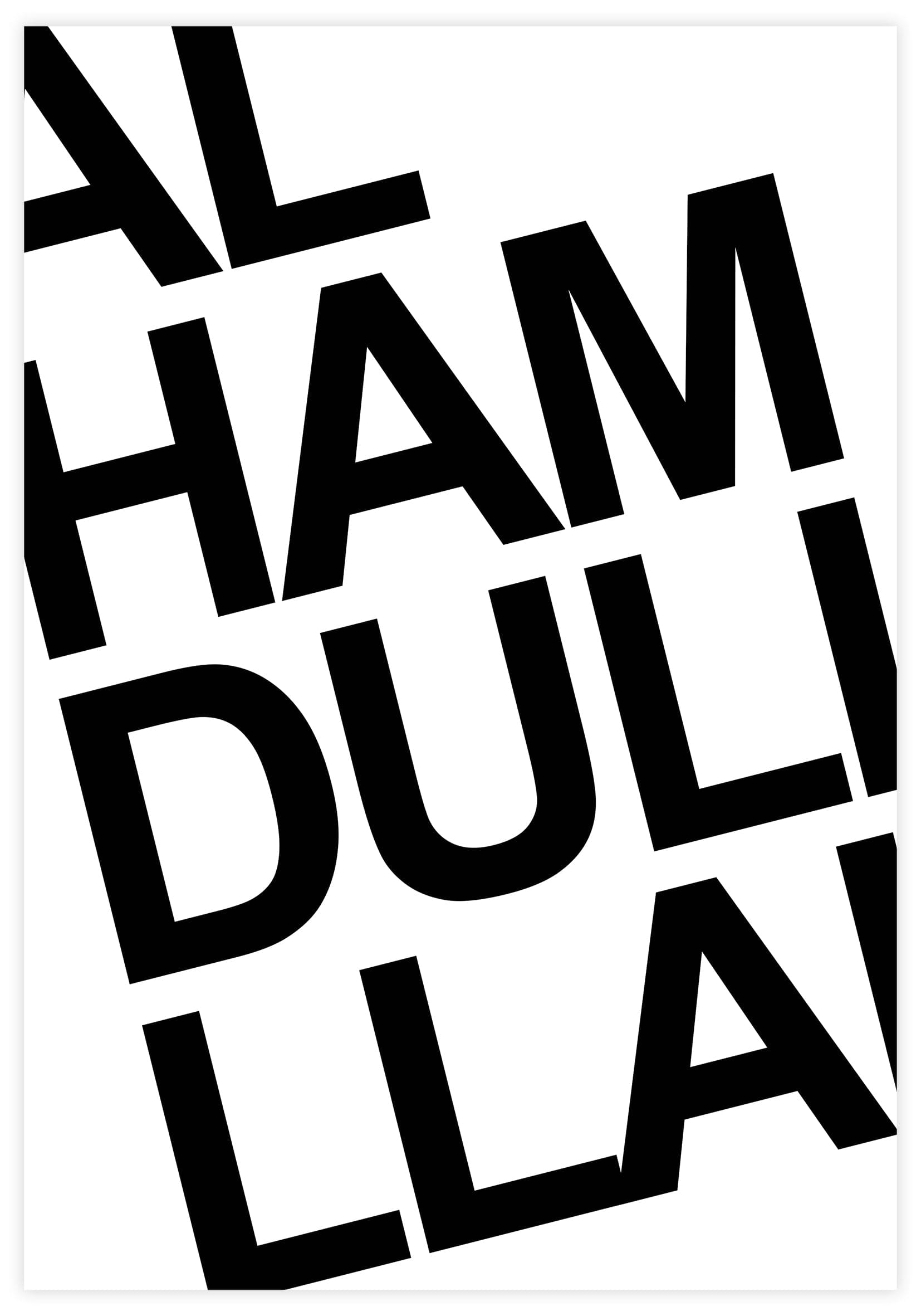 Alhamdulillah Poster - KAMAN