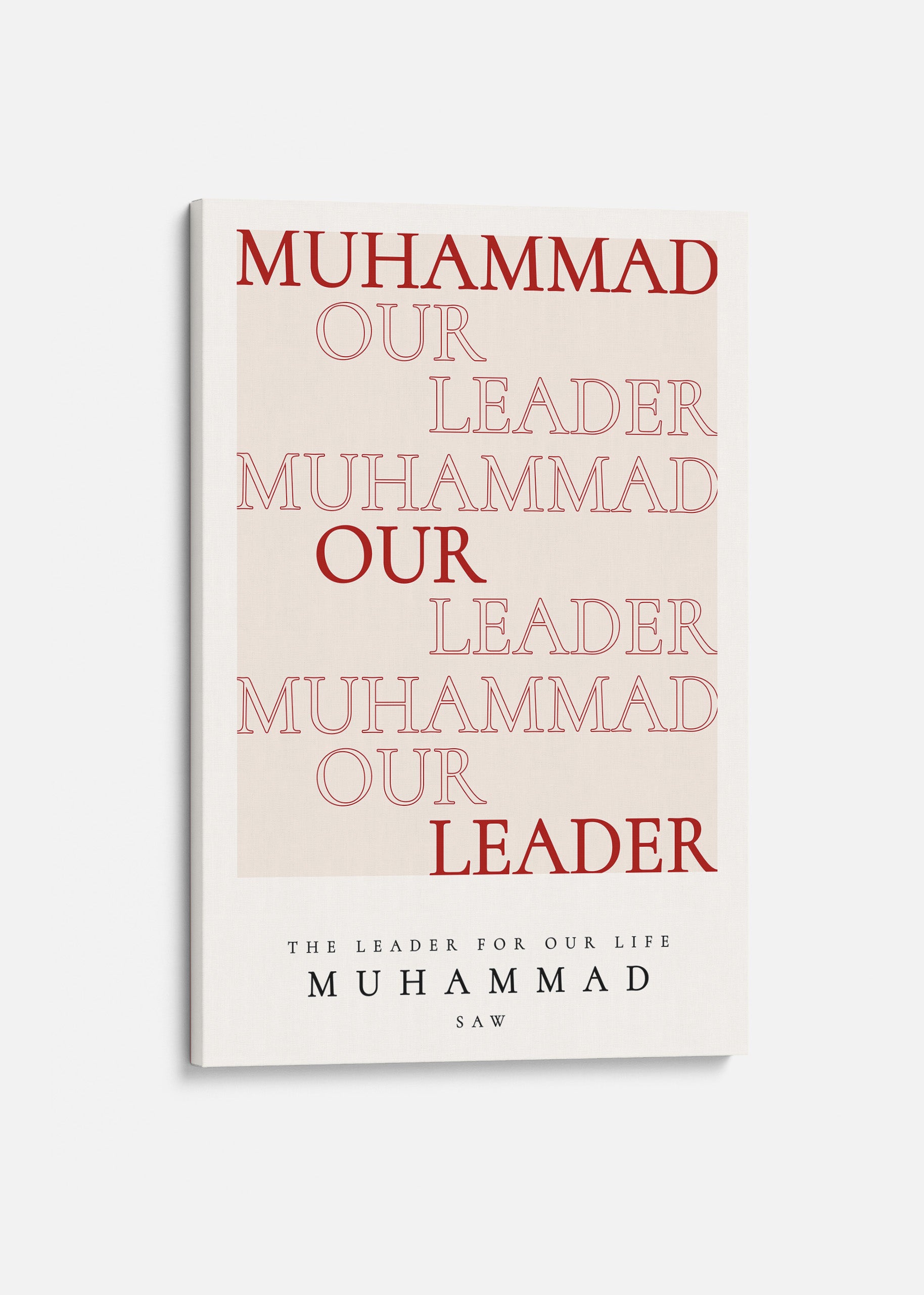 Muhammad Our Leader Canvas