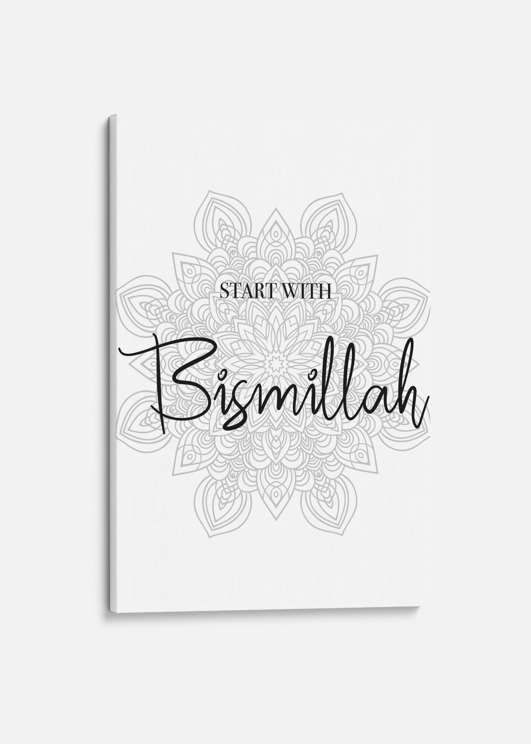 Start With Bismillah Canvas