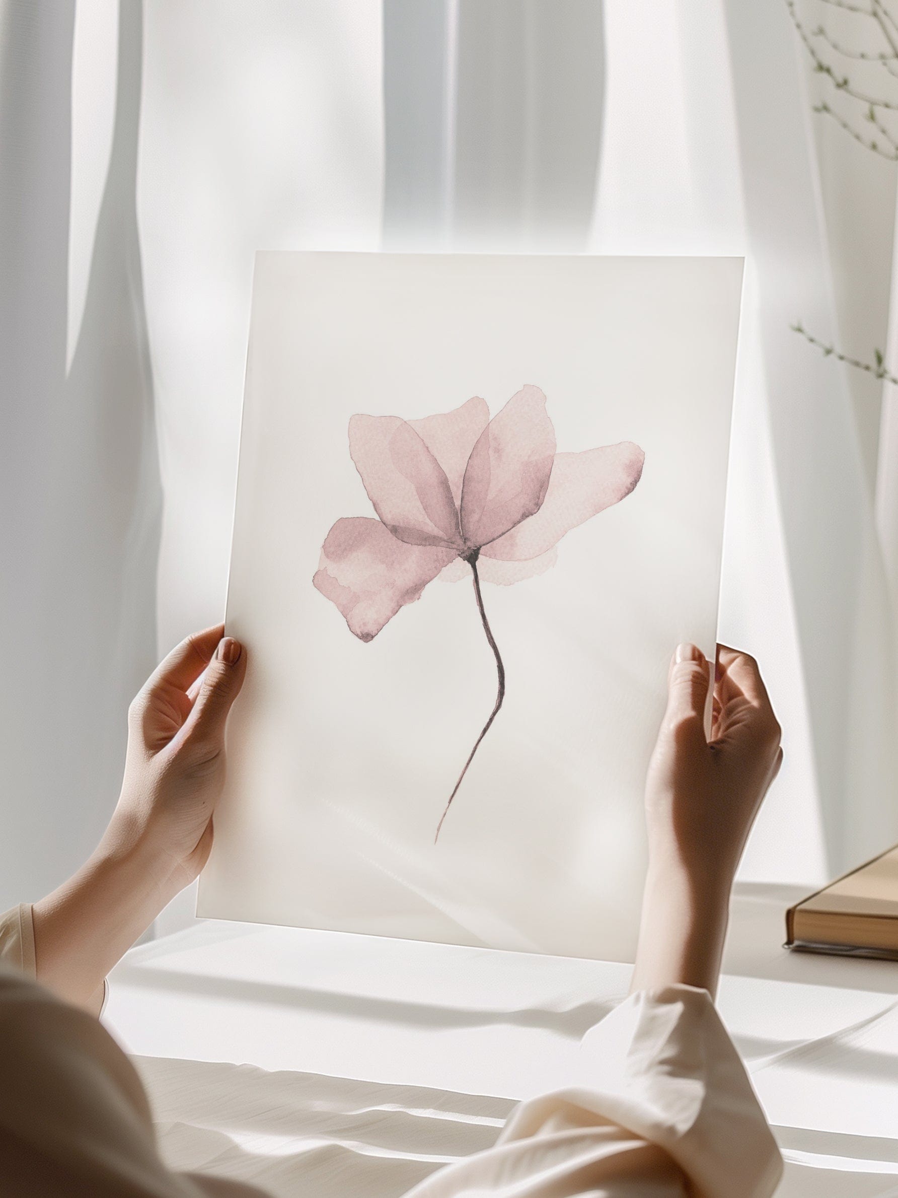 Aquarelle Flower Poster