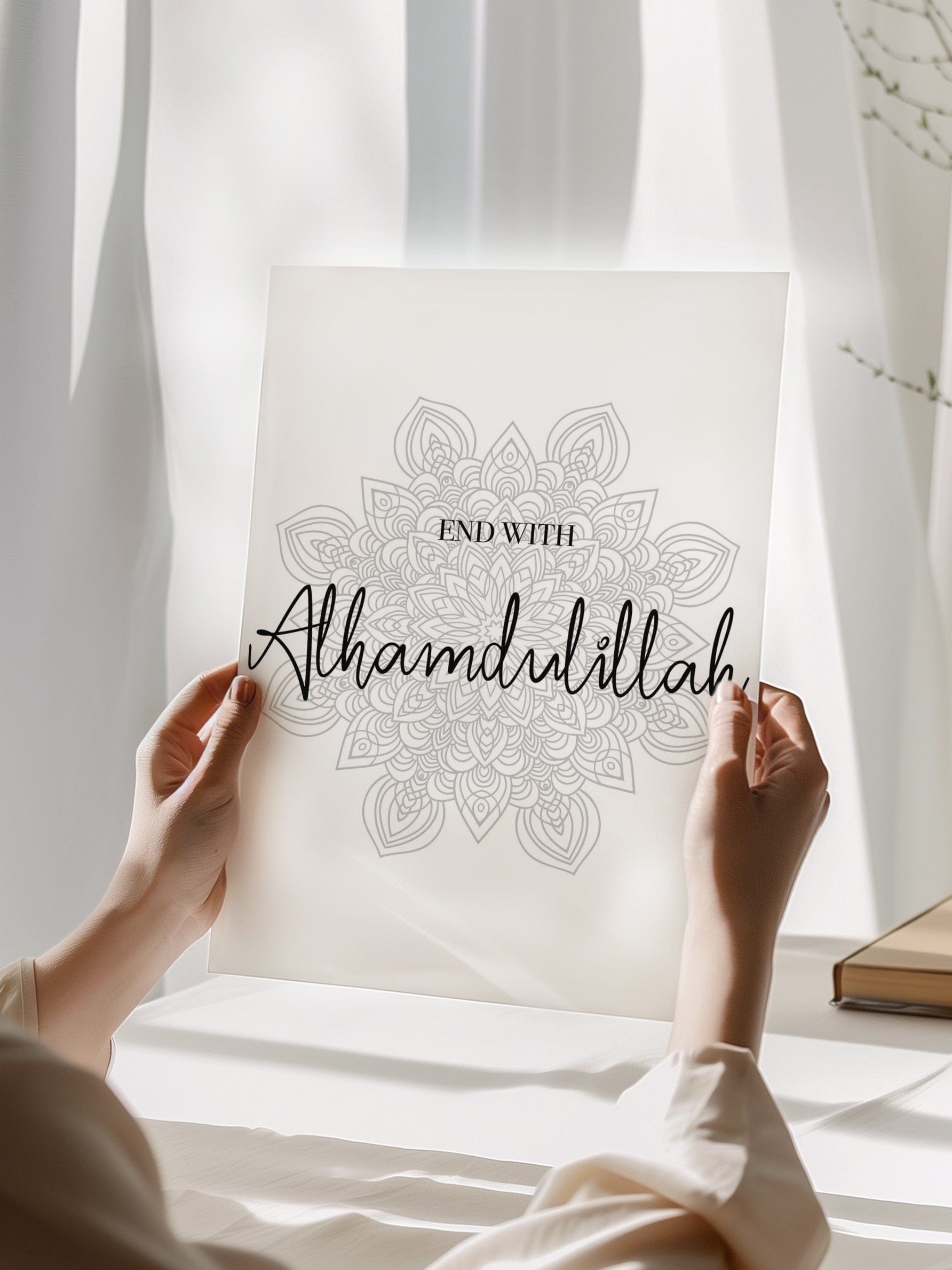 End With Alhamdulillah Poster