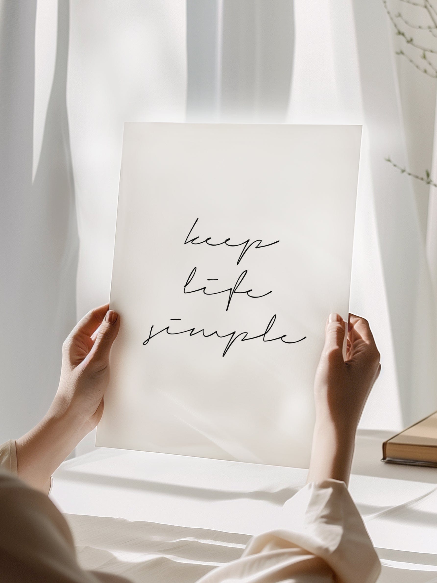 Keep Life Simple Poster