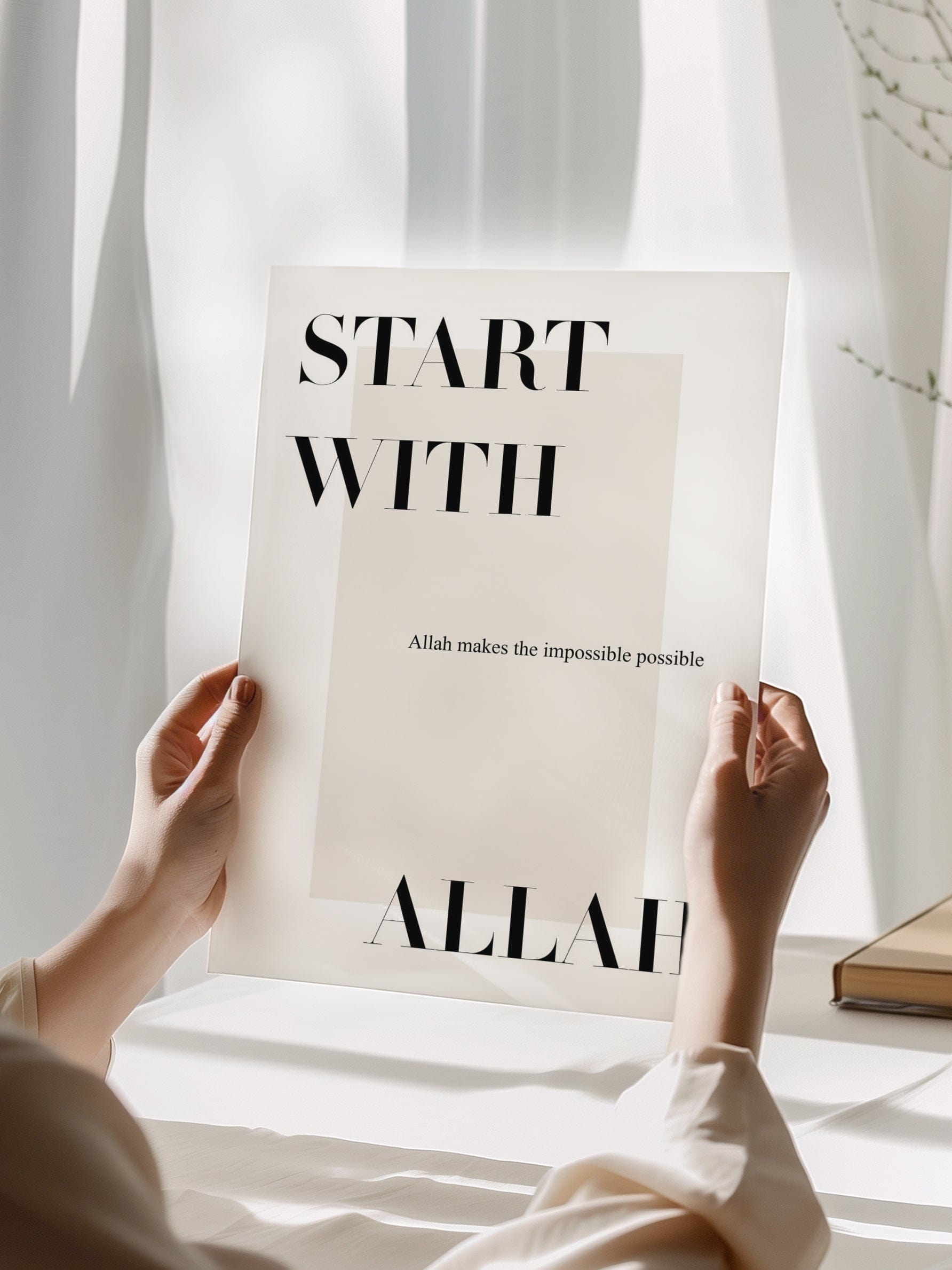 Start With Allah Poster