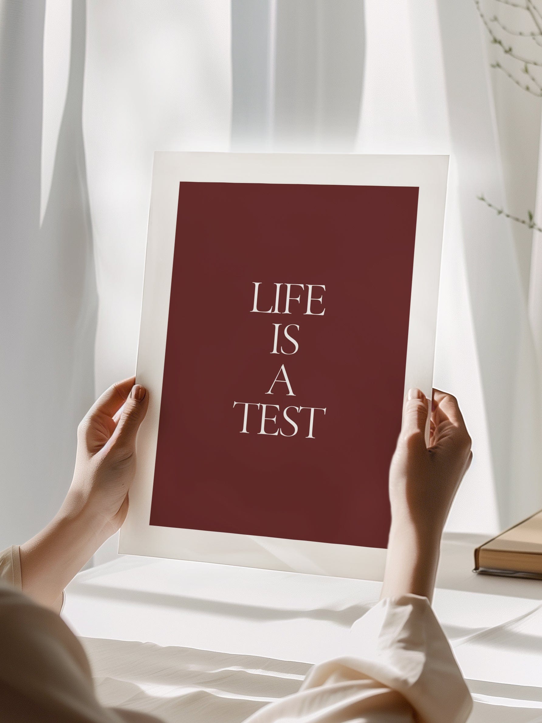 Life Is A Test Poster