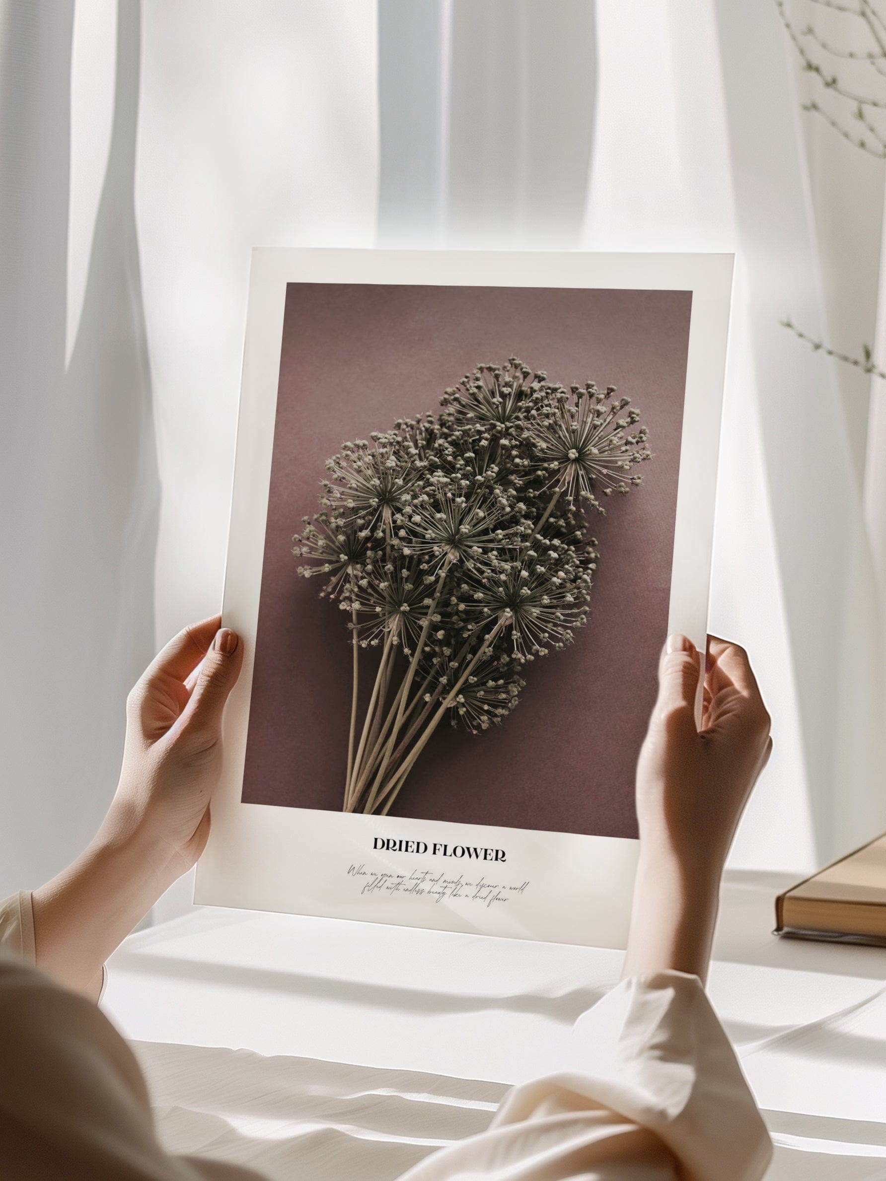 Dried Flower Quote Poster