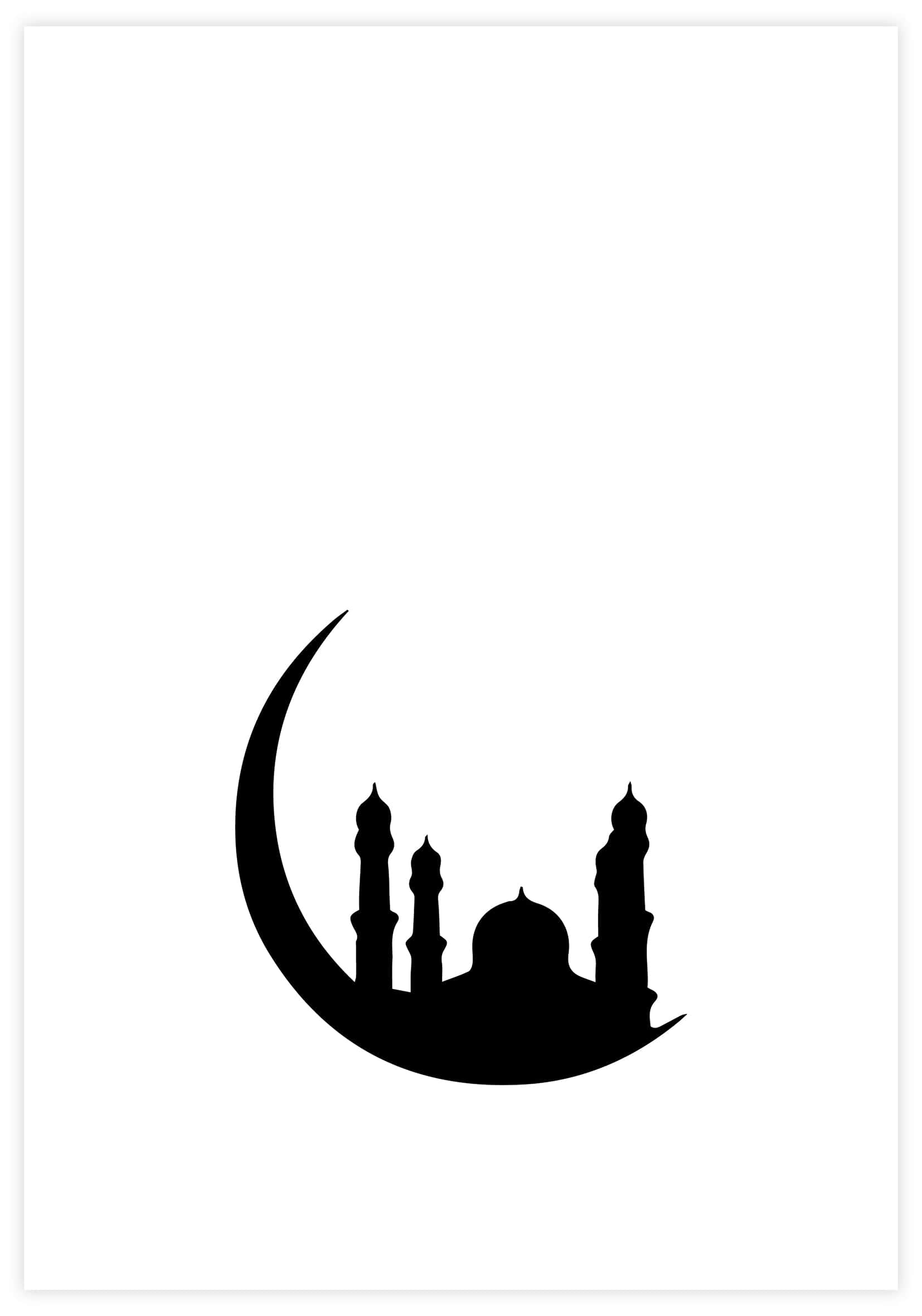 Crescent Moon Poster