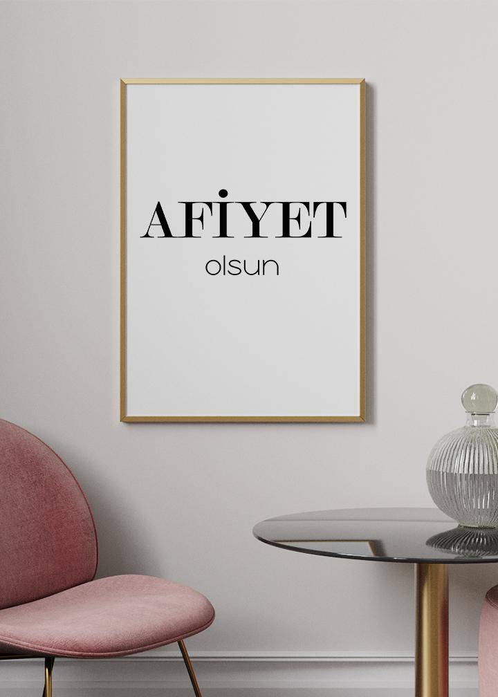 Afiyet Olsun Poster - KAMANART.DE