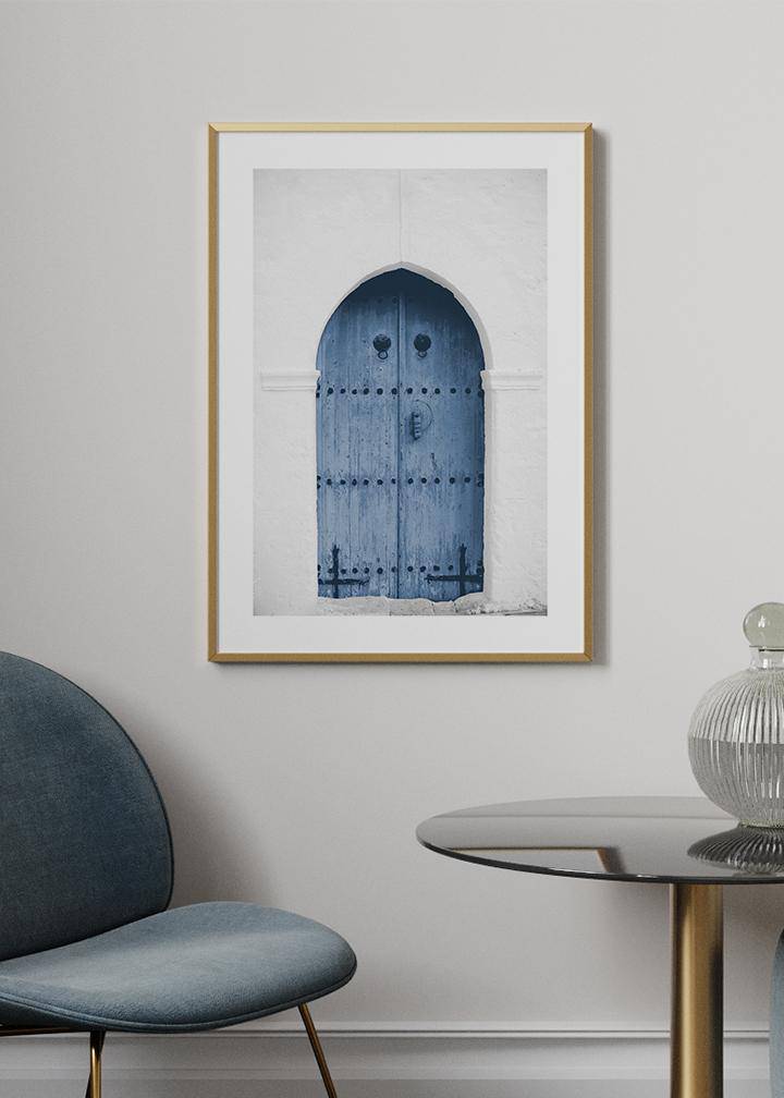 Blue Door Poster - KAMANART.DE